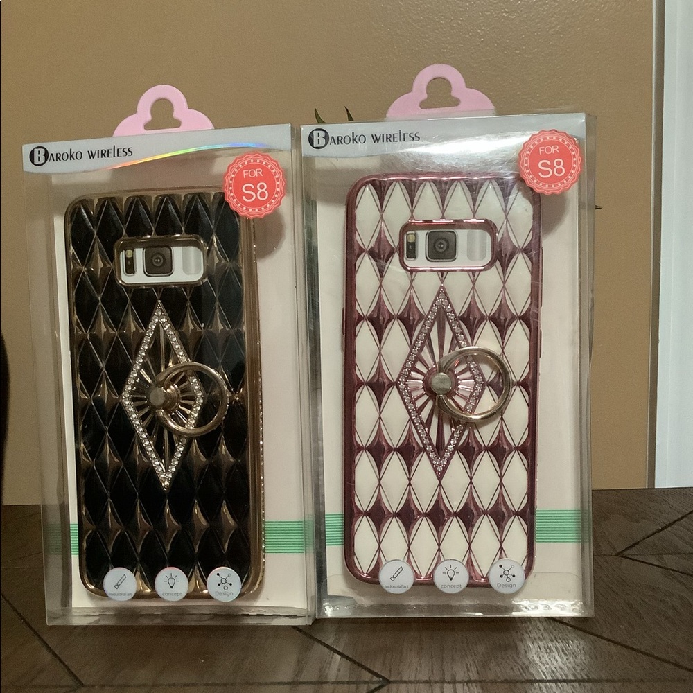 New iPhone S8 Rhinestone Phone Case